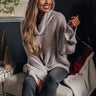 Arctic Evening Knit Sweater in Lilac Grey Image - 1