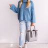 Arctic Evening Knit Sweater in Autumn Sky Image - 1