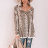 You Know You Love Me Snake Print Top Image - 1