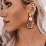 Romance On Repeat Earrings In Black Image - 1