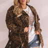 Going All Out Leopard Cargo Jacket Curves Image - 1