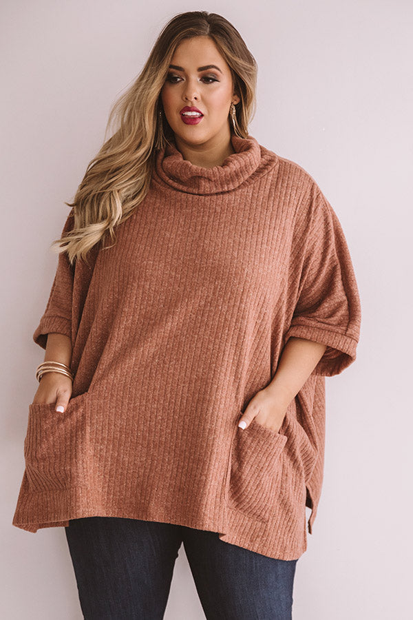 Glittering Lights Ribbed Sweater Top Curves Image - 2