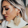 Dare To Believe Earrings In Beige Image - 1