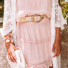 Saved By The Belle Belt in Gold Image - 1