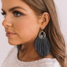 Dare To Believe Earrings In Charcoal Image - 1