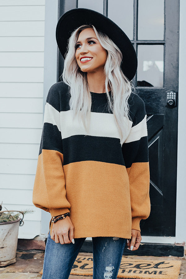 Meant To Mesmerize Stripe Sweater