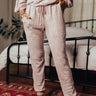 Let The Cozy Times Roll Joggers In Wine Image - 1