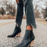 The Booker Faux Leather Bootie In Black Image - 1