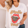 Feelin' Good Shift Tee In Ivory Curves Image - 1