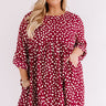 Upstate Adventures Babydoll Dress In Maroon  Curves Image - 1