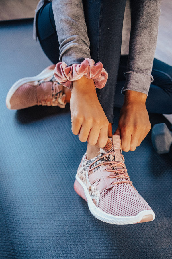 Always On The Go Sneaker In Blush
