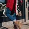 The Macon Faux Suede Bootie In Cheetah Image - 1