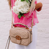 Bryant Park Views Quilted Crossbody In Iced Latte Image - 1