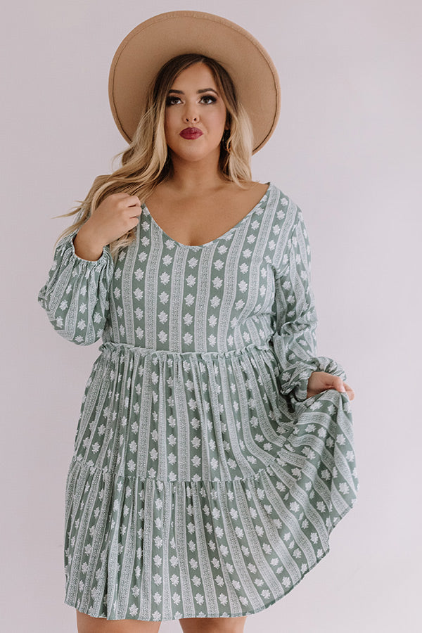 Getting Creative Babydoll Shift Dress Curves Image - 5