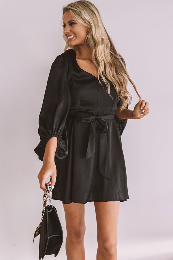 Secretly Smitten Dress in Black Image - 2