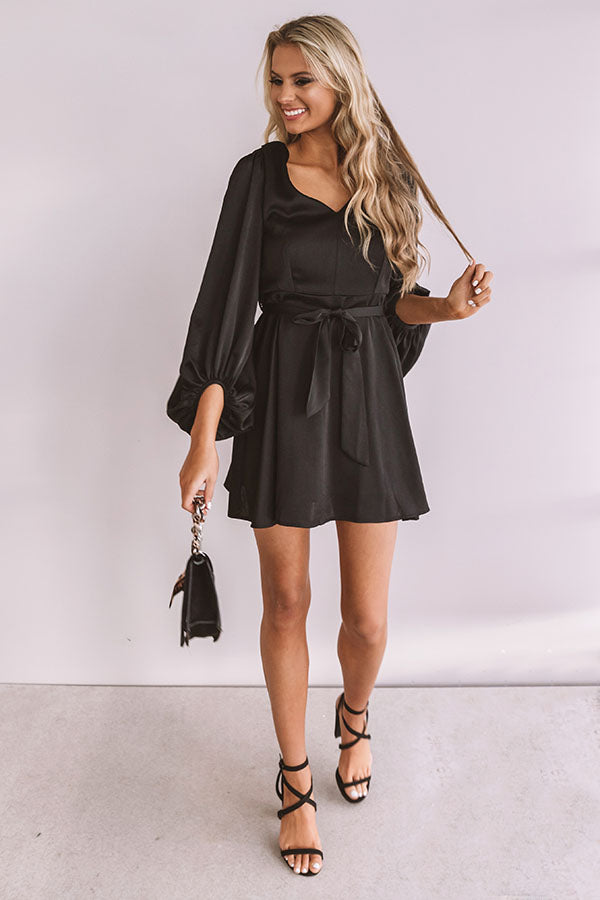 Secretly Smitten Dress in Black Image - 1