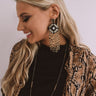 Festive Mood Beaded Earrings in Black Image - 1