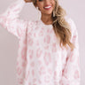 Heart Full Of Hope Ultra Soft Leopard Sweater Image - 1