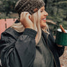 Northern Lights Chenille Beanie in Olive Image - 1