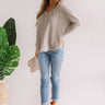 Your Dream Girl Waffle Knit Shift Top in Grey Image - 1