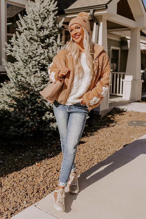 Cozy Welcome Knit Sweater in Cream Image - 2