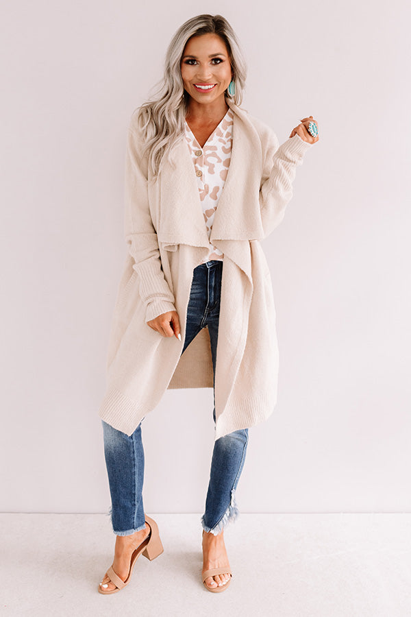 Bryant Park Views Cardigan In Cream