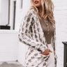 Chance To Charm Snake Print Cardigan Image - 1
