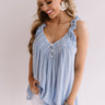 Sweet Shores Shift Tank in Sky Blue Image - 1