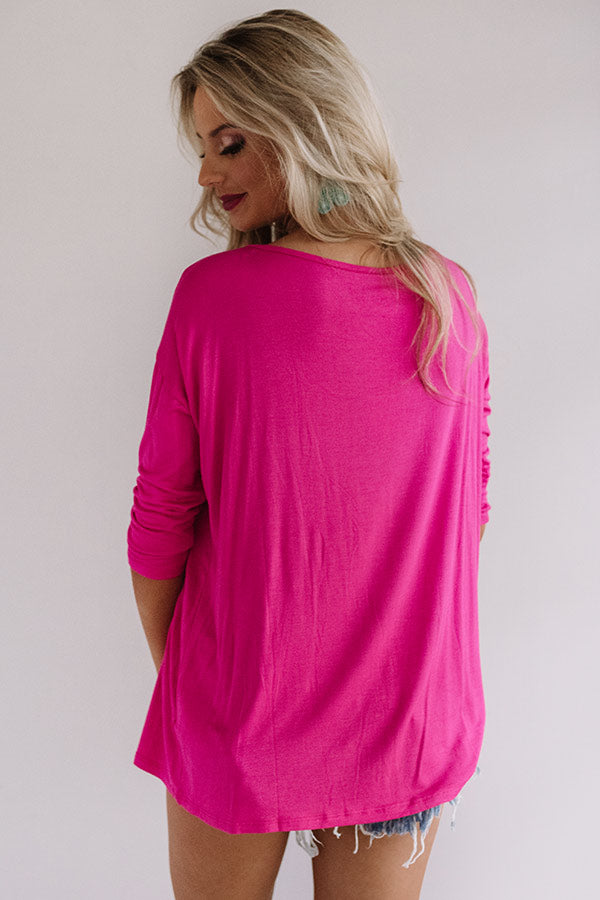 Whirland Wonderful Shift Top In Pink Image - 5