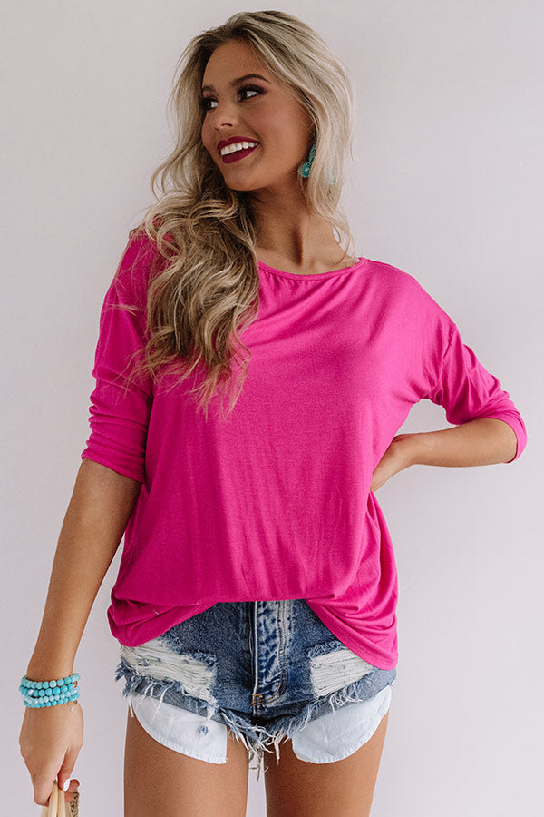 Whirland Wonderful Shift Top In Pink Image - 3