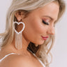 I Heart You Pearl Earrings Image - 1