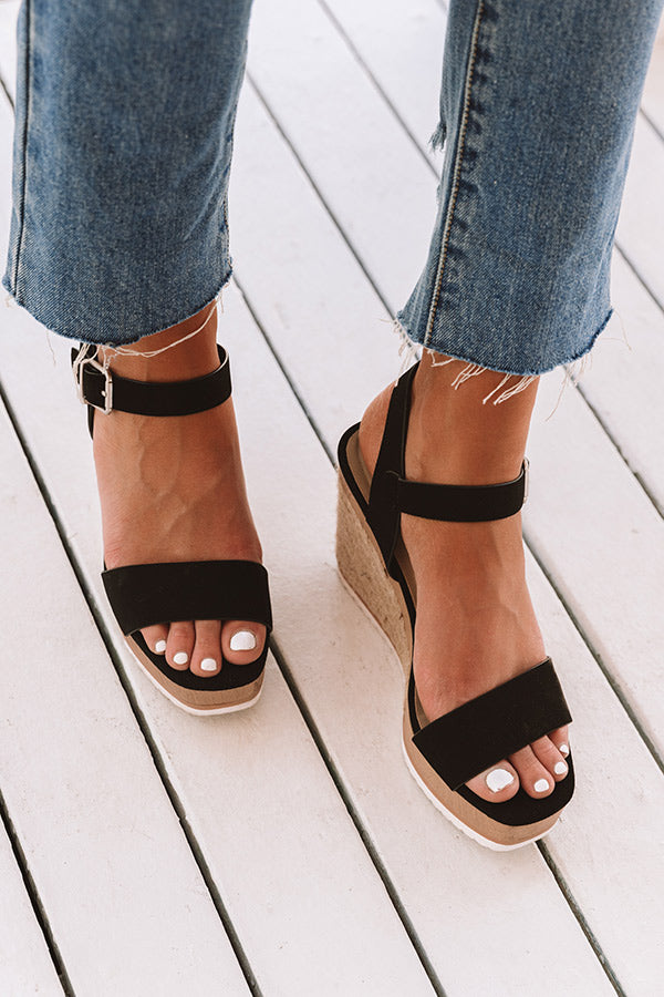 The Allen Wedge In Black Image - 3