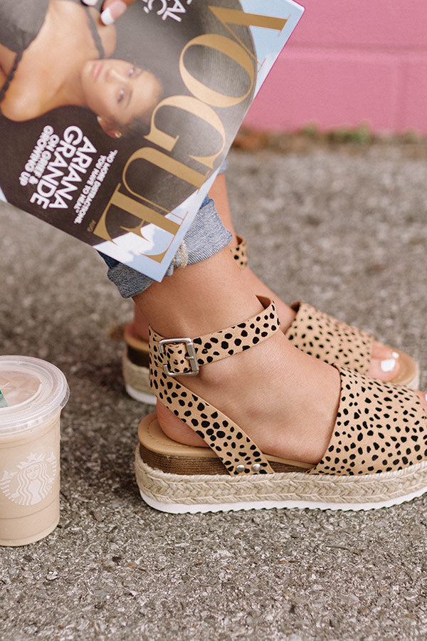 The Brighton Espadrille In Cheetah Print Image - 3