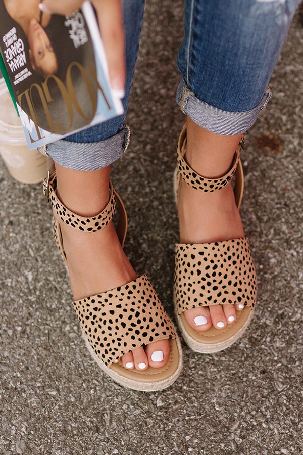 The Brighton Espadrille In Cheetah Print Image - 4