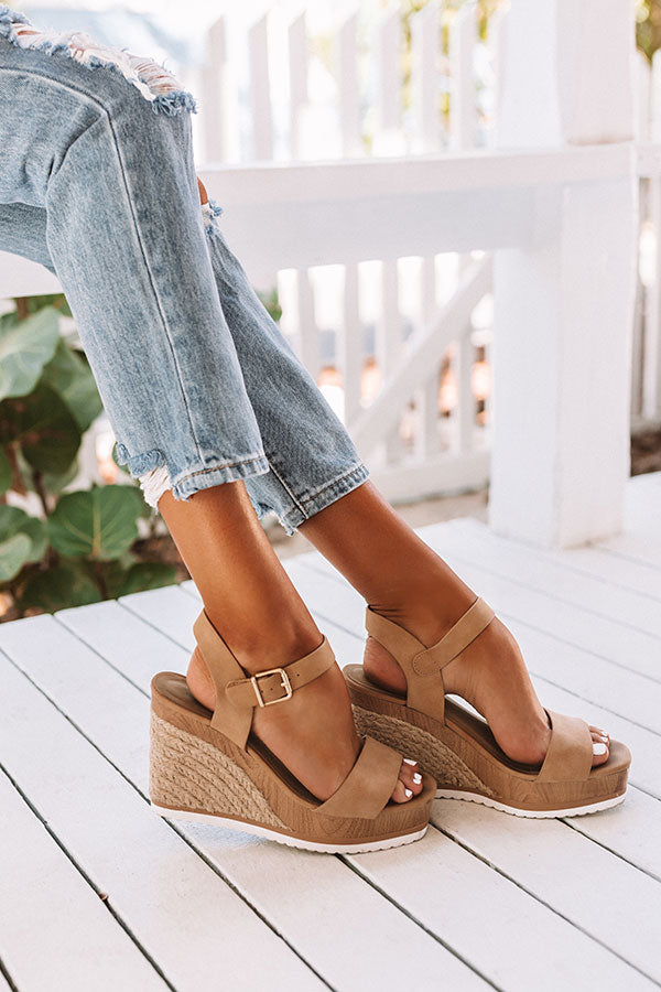 The Allen Wedge In Tan Image - 5