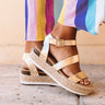 The Lela Espadrille In Gold Image - 1
