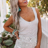 Best Coast Henley Bodysuit in Grey Image - 1