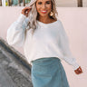 Anywhere On The Map Sweater In White Image - 1