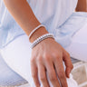 Pure Perfection Semi Precious Bracelet Set In Light Grey Image - 1
