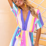 Season Of Sunshine Stripe Romper Image - 1