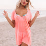 Poolside Preferred Mesh Cover Up in Neon Pink Image - 1
