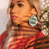 You're A Vision Earrings In Turquoise Image - 1