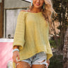 Bali Coast Knit Shift Tunic In Lime Punch Image - 1
