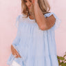 My Sweet Side Shift Top In Sky Blue Image - 1