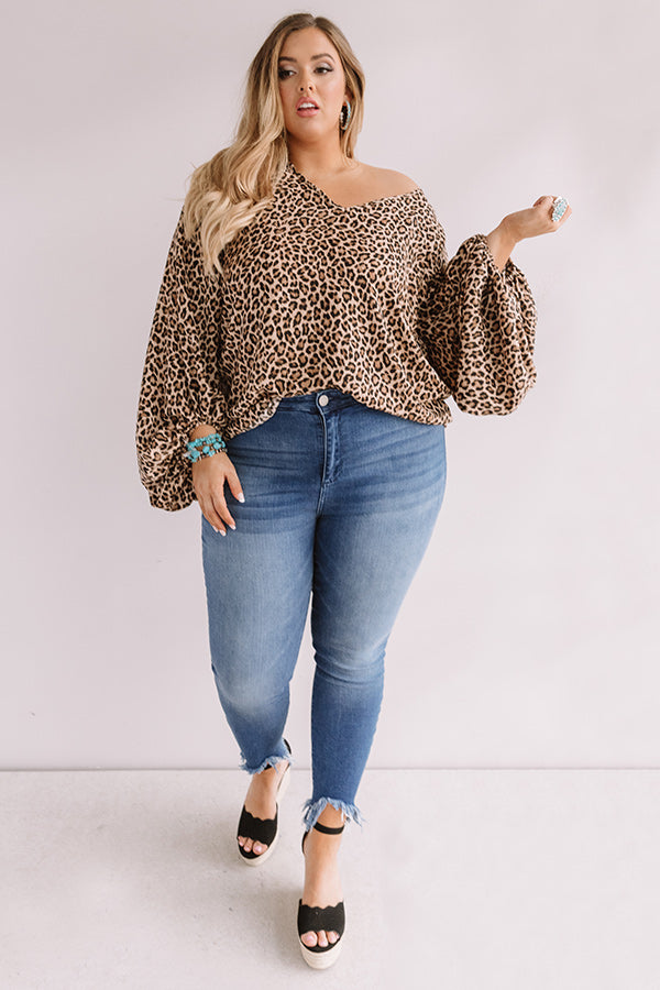 Cabin Hideaway Leopard Shift Top Curves Image - 2