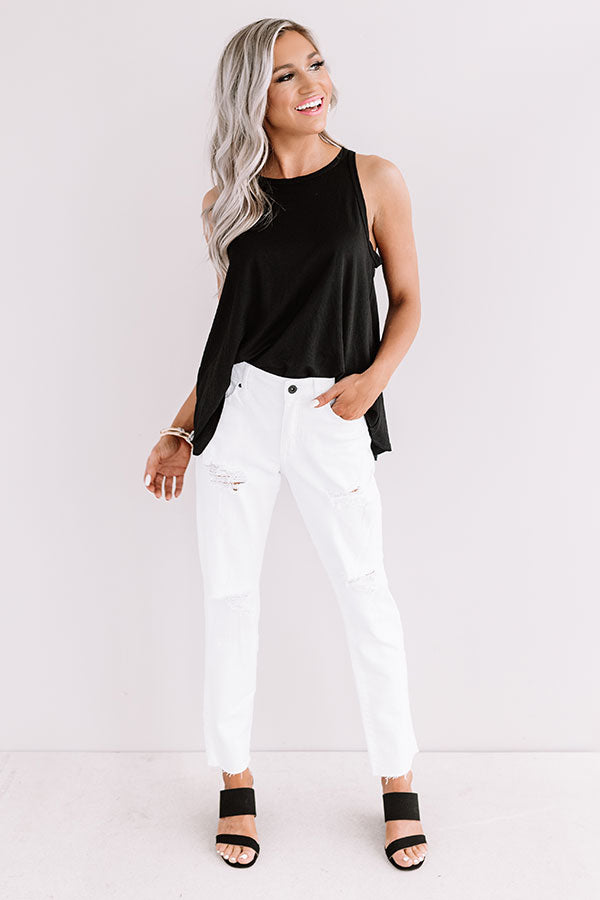 The Avonlea Midrise Distressed Relaxed Skinny Image - 4