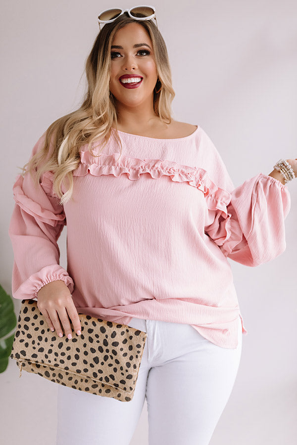 Now Or Never Shift Top In Pink Curves Image - 2