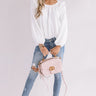 Bonding Over Brunch Shift Top In White Image - 1