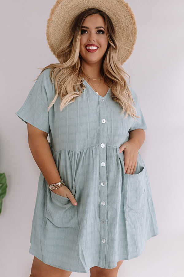 Grayton Beach Babydoll Tunic Dress in Island Paradise Curves Image - 2