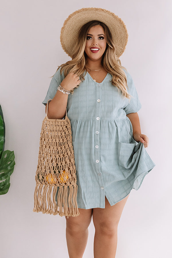 Grayton Beach Babydoll Tunic Dress in Island Paradise Curves Image - 3